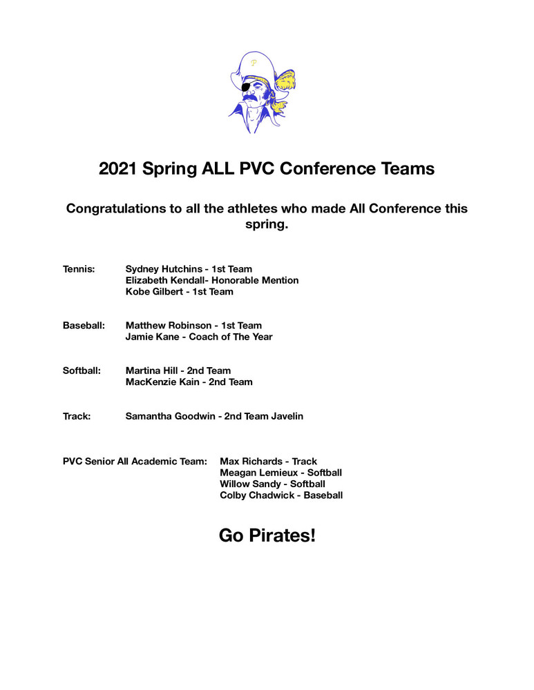 All Conference this spring.